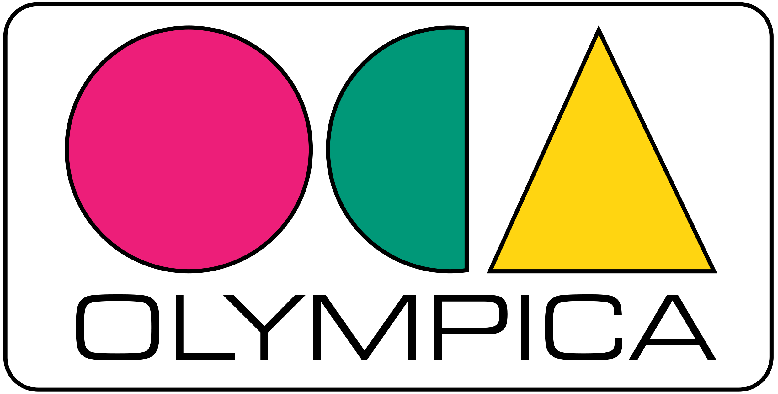 OCA Logo mit Schrift black Rahmen